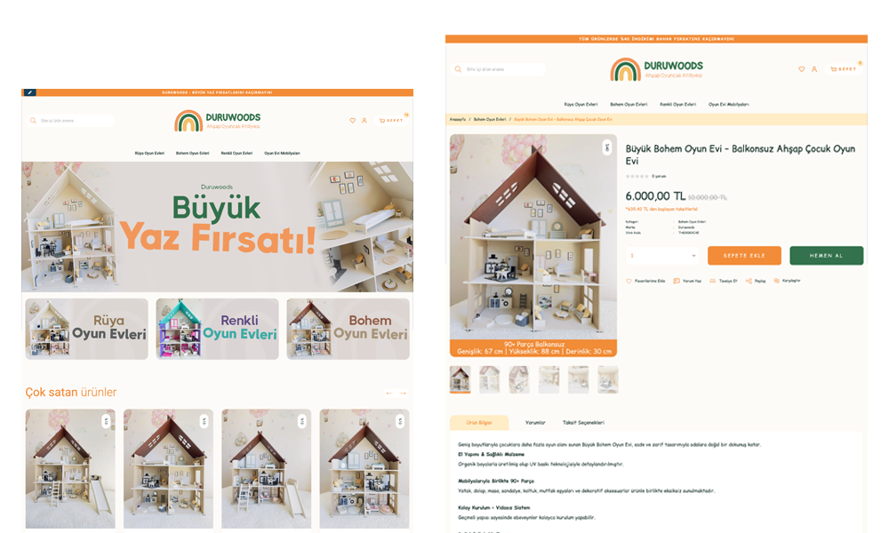 Duruwoods - Ahşap Oyuncak Atölyesi